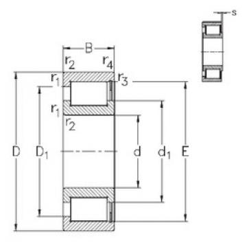 Bearing NCF1848-V NKE