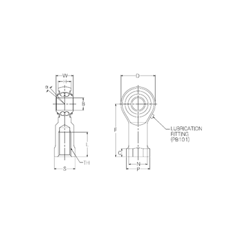 PBR18FN NMB Self Aligning Ball Bearings