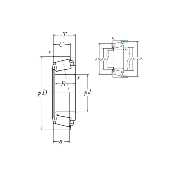 EE649239/649310 NSK Cylindrical Roller Bearings