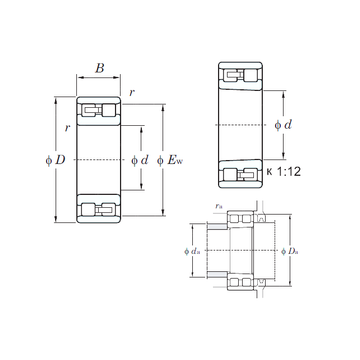 NN3084 KOYO Cylindrical Roller Bearings