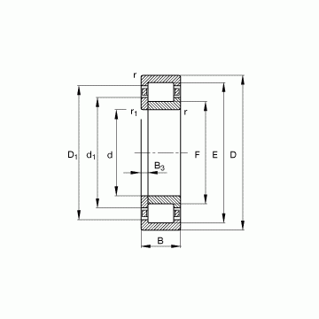 NUP209-E-TVP2 FAG Cylindrical Roller Bearings