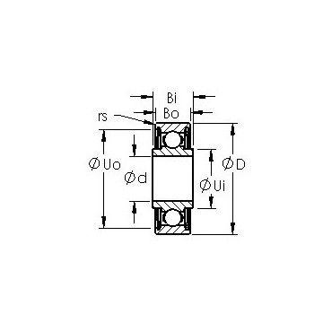 SRW156ZZ AST Deep Groove Ball Bearings