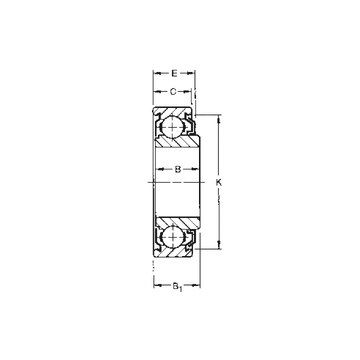 201KLD Timken Deep Groove Ball Bearings