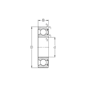 6210-Z NKE Deep Groove Ball Bearings